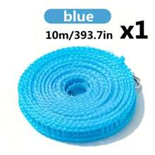 1 pièce de corde à linge portable, corde à linge épaissie et améliorée, sans perçage, disponible en plusieurs couleurs et tailles, corde à linge en plastique robuste, antidérapante et résistante au vent, corde à linge de camping, convenant pour une utilisation dans les salles de bain, les balcons, le camping extérieur, les voyages, les écoles, les dortoirs, etc., accessoires de buanderie de la maison, accessoires de camping extérieur, accessoires de salle de bain et de dortoir