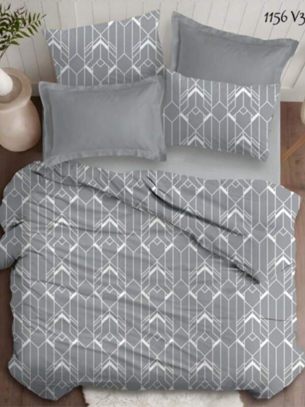 NOVARIA HOME - 2/3 Stücke Bettbezug Set - 135*200 1 Kissenbezug 50*70 - 200*200 2 Kissenbezüge - 220x240 2 Kissenbezüge - Hergestellt in der Türkei