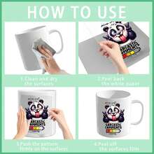 12pcs Best Quality Printed UV Crystal Cup Sticker, Waterproof Decal, DIY Cup Sticker - Multicolor - View 3