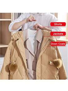 1/5/10pcs Non-Slip Metal Hangers, Heavy Duty Suit Shirt Jacket Hangers With Round Indentation For Dresses