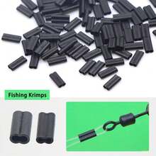 25pcs Carp Fishing Krimps For Chod Rig Crimping Sleeve Accessories Fishing Swivels Hook Link Fishing Line Connector Carp Tackle - Multicolor - View 1