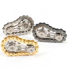 Bike Chain Gear Finger Spinner, Stress Anxiety Relief Fidget Toy Finger Spinning Toy For Stainless Steel Sensory Bearings EDC Novelty Toy Fidget Toys Adults,Gadgets - Multicolor - View 7