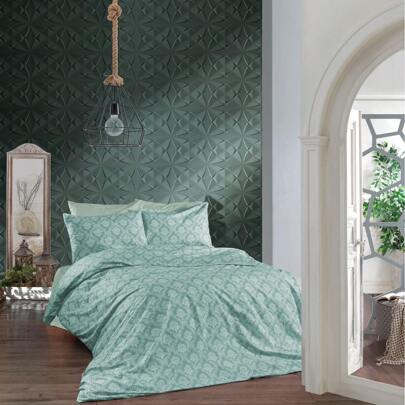 [Hergestellt in der Türkei] Weicher Baumwoll-Mix 3/4 Stücke Bettwäsche-Set | 160*220 / 220*240 Bettbezug + 180*240 / 240*260 Spannbettlaken + 50*70 Kissenbezug(e) | Minimalistisches & gemütliches Design