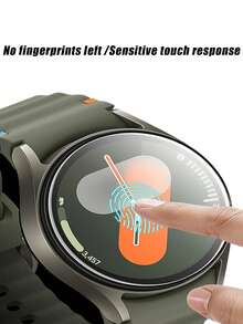 4 件钢化玻璃屏幕保护膜，适用于智能手表，9H 硬度，超清晰，防水，防指纹，表面光滑，适合 Galaxy Watch Ultra FE、Watch7、Watch6、Watch5、Watch4 系列和 Pro 型号，生日、家人、朋友礼物，手表屏幕保护膜、手表盖、手表配件