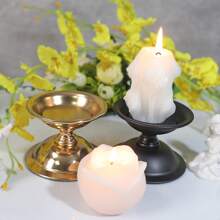 European Style Iron Candle Holder Dining Table Candlestick Wedding Candelabra Home Decor Aroma Candle Stand