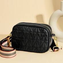 Fashionable Casual Lightweight Practical Commuter Pillow Bag - Black - View 1