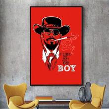 1 pièce /3 pièces Affiches d'art mural en option Cadre Pop Films classiques Django Unchained Papier peint Affiches vintage Œuvre murale, Convient pour les murs résidentiels et de dortoir, les salons et les bars, les salles à manger ou les salles de bains, la décoration de la chambre, sans cadres Haute qualité, Art sur canevas sans cadre/encadré pour intérieur/extérieur