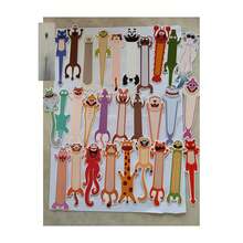 5pcs/10pcs/15pcs/20pcs/30pcs Cartoon Animal Bookmark, Creative Bookmarks, Paper Stationery For Students, Randomly Shipped,Back To School - Multicolor - View 11