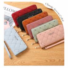 1pc Women Multifunctional Wallet Large Capacity Card Slots Short Zipper Pouch Versatile & Fashion Phone Coin Purse For Women Mini Wallet Purse Wallet Long Wallet Wristlet Wallet Keychain Wallet