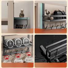 Over The Door Hook Storage Rack - Door Back Hook Towel Rack, Coat Hanger For Door, Fits 1.33-1.77 Inch Door Thickness, Easy To Install, Home Essentials, Kitchen Bathroom Accessories