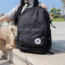 Converse Mochila unisex 2025 Nuevo modelo básico y sencillo para deporte, tiempo libre, viaje y uso diario, mochila escolar estudiantil 10021138-A01