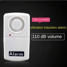 1 pieza Alarma antirrobo por vibración para coches, puertas, ventanas, almacenes, patios (Batería no incluida)