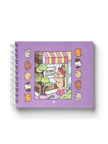 Coloring Book Drawing With 50 100 Or 170 Sheets - FLUFFY MOMENTES AZUL-20 FOLHAS - View 9