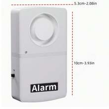 1 pieza Alarma antirrobo por vibración para coches, puertas, ventanas, almacenes, patios (Batería no incluida)