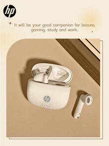 HP 5.4 In-Ear Wireless Earbuds, Free Beautiful 3D Stickers, 30 Hours Of Battery Life, IPX4 Waterproof, Compatible With Apple And Other Devices, Cute Gift, USB To Type-C