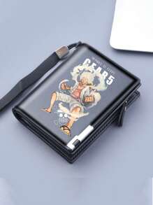 ONE PIECE One Piece Nick Men's Short Wallet Men's Zipper Wallet Men's Large-Capacity 30% Off Wallet Men's Card Bag For Men Mini Wallet Purse Wallet Wristlet Wallet Coin Wallet