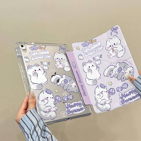 Funda elegante con diseño de estampado para iPad 11th A16 2025, 10th 10.9 Air 4th 5th 10.9 Air 11 M3 2025, 7th 8th 9th 10.2, con soporte para lápiz