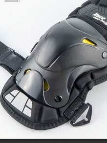 4pcs/Set Compact All-Season Motorcycle Protective Gear, Removable PP Shell Knee Pads & Elbow Pads, Anti-Fall Anti-Collision, Lightweight And Breathable