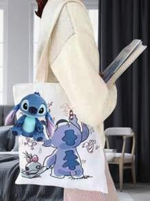 Disney Disney Bag Crossbody Cartoon Surrounding Cute Canvas Bag Shoulder Bag Interstellar School Supplies, Back To School