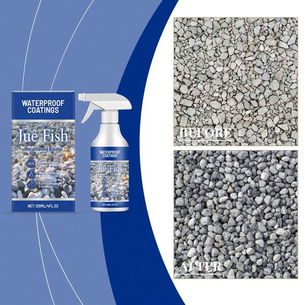 1 pieza Adhesivo para piedras de 120ml, adhesivo resistente al agua y la humedad para paisajismo con piedras, ágatas y guijarros