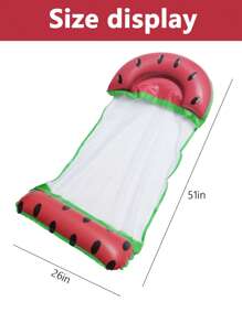 1 pezzo Amaca galleggiante gonfiabile a forma di frutta per adulti, ideale per l'estate, per piscina e spiaggia, regalo estivo perfetto per piscina, accessori per piscina, galleggiante per piscina, piscina, gonfiabile per piscina, festa in piscina, elementi essenziali per la spiaggia