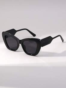 1 副女士绿色猫眼时尚眼镜，时尚海滩配饰，化妆眼镜，休闲商务礼品，豹纹，适合夏季海滩度假、户外、旅行 - 彩色 - 查看 12