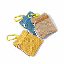 Borsellino portamonete di moda in 3 colori, custodia per auricolari, organizer per rossetto, borsa portaoggetti piccola e carina