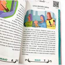 Livro Infantil 365 Histórias Bíblicas Para Ler E Ouvir Áudio - Com Qr Code - Livro único - Visão 4