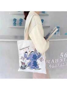 Disney Disney Bag Crossbody Cartoon Surrounding Cute Canvas Bag Shoulder Bag Interstellar School Supplies, Back To School
