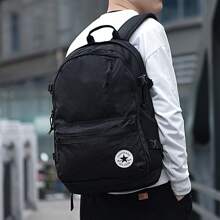 Converse Mochila unisex 2025 Nuevo modelo básico y sencillo para deporte, tiempo libre, viaje y uso diario, mochila escolar estudiantil 10021138-A01