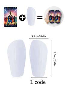 SRH 1 Pair Customized Glossy Shin Guards, Made Of Durable PE Plastic Panel With EVA Cushioning Pad On The Back, Comfortable And Protective For Football/Soccer Field Training And Games, Ideal Personalized Football Accessory Gift For Youth, Family And Friends - Multicolor - View 16