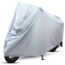 Cubierta impermeable para motocicleta, cubierta para bicicleta a prueba de polvo y protección solar Protección contra todo clima Cubierta protectora de material de alta calidad - Gris - Ver 1