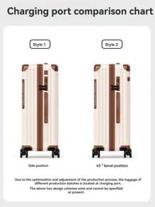 20 英寸多功能登机箱，便携式行李箱带杯架，带密码锁的行李箱防刮耐磨防水行李箱万向轮拉杆箱多功能行李箱带 USB 充电端口 + 杯架 + 挂钩，大容量轮子行李箱行李箱，20 英寸，密码锁拉杆箱旅行行李箱行李箱旅行行李箱随身携带行李箱手提行李箱套装行李箱套装行李袋