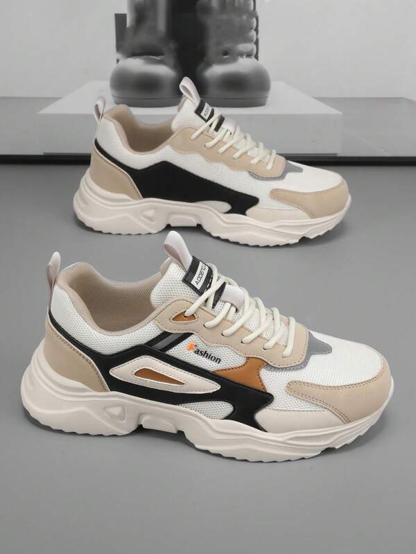 Men's Casual Chunky Sneakers, Autumn/Winter, Sneakers, Fashion, Versatile, Platform