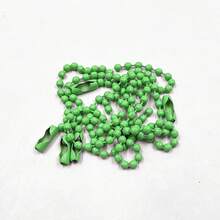 50 cái/lô 12cm Chuỗi hạt bi sắt nhiều màu phù hợp với móc chìa khóa Móc chìa khóa Búp bê Nhãn tay Thẻ kết nối Tự làm đồ trang sức - 50 chuỗi - Xem 20