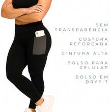 Women Leggings - 黑色 - 查看 6