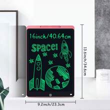 XZBB LCD-Schreibtafeln in verschiedenen Größen 8,5/10/12/16/20 Zoll, Kinderschultafel zum Zeichnen, Multifarbiges Großformat-Schreib- und Zeichenwerkzeug, kreatives Talent, Denkaufgaben für Kinder ab 3 Jahren, One-Touch Bildschirm löschen/sperren, Reise/Geburtstags/Einschulung/Weihnachtsgeschenk, zufälliger Rahmen im Blindpack