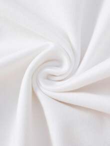 2pcs Baby Girl Letter Printed Short Sleeve Bodysuit - Multicolor - View 6