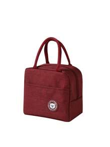 1 pezzo Borsa termica per il pranzo con motivo orso carino - contenitore termico per alimenti, borsa a tracolla impermeabile e portatile per scuola, ufficio, conservazione di cosmetici, gite al mare, forniture scolastiche, viaggi, scatola per il pranzo delle donne, picnic, campeggio, borsa frigo