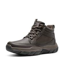 Botas de senderismo para hombre, cómodas y casuales, ligeras y para exteriores. - Café integral - Ver 2