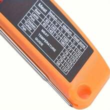 1 pièce Thermomètres Thermomètre de cuisine numérique multifonctionnel pour aliments, thermomètre pliable pour grillades, barbecue, lait, eau, café (Orange)