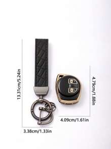 2/3pcs Suzuki Car Key Fob Cover + Keychain, Multi-Color Options, Scratch-Resistant Anti-Drop, 0.1mm Ultrathin & Quiet, 2-Button Precise Fit For Suzuki Car Models (Includes Installation Screwdriver), 360° Signal Protection, Fingerprint-Resistant Coating For Long-Lasting New Look [Check Details Page For Compatible Models]