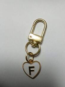 26er Buchstaben Buchstaben Schlüsselanhänger, rundkuppelförmig, zweiseitig, aus Legierung | Initiale A-Z, goldfarbenes Taschen- & Accessoire-Anhänger | Vielseitiger Karabinerverschluss Schlüsselring für Dekoration | Einzigartiges Schreibwaren, Rucksack & Kopfhörer-Taschenverschluss | Ideales Geschenk zum Geburtstag & Lernhilfe zu Halloween