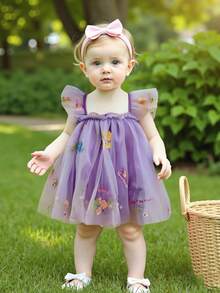 Baby Girls Dresses - 紫色 - 查看 2