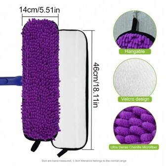 Repuesto de cabezal de fregocostacompattible con Bona, absorbente, lavable y reutilizable