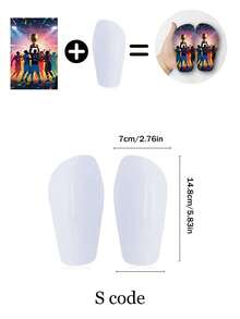 SRH 1 Pair Customized Glossy Shin Guards, Made Of Durable PE Plastic Panel With EVA Cushioning Pad On The Back, Comfortable And Protective For Football/Soccer Field Training And Games, Ideal Personalized Football Accessory Gift For Youth, Family And Friends - Multicolor - View 15