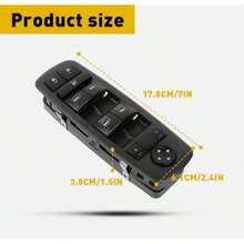 For Dodge Ram 1500 2013-2015 AUTO Window Control Switch Driver Side 68110866AB