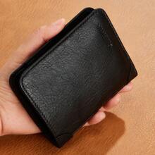 1pc Vintage Fashion Men's Wallet RFID Blocking Short Style Large Capacity Credit Card Holder Suitable For Men Young Professionals And Office Workers Great For Work Business Commute And School Wallet Mini Wallet Purse Wallet Men Wallet Leather Small Wallet RFID Wallet