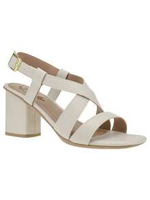 Formal Sandals High Heel Block Thick Comfortable Party Fashion Elegant Large Size - 離開 - 查看 1