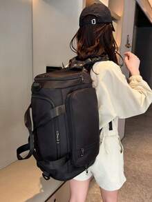 Large Capacity Detachable Backpack Gym Bag, Suitable For Fitness, Travel, Yoga, Work, School, Sports, Shoulder Bag/Messenger Bag/Backpack - Green - View 2